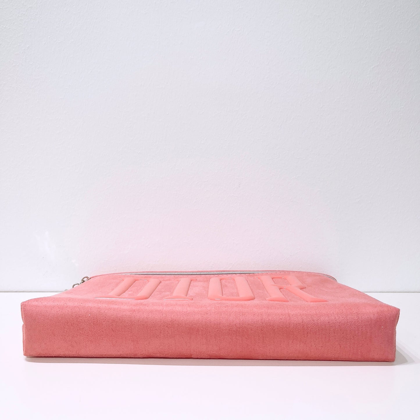 Dior Pink Suede Pouch