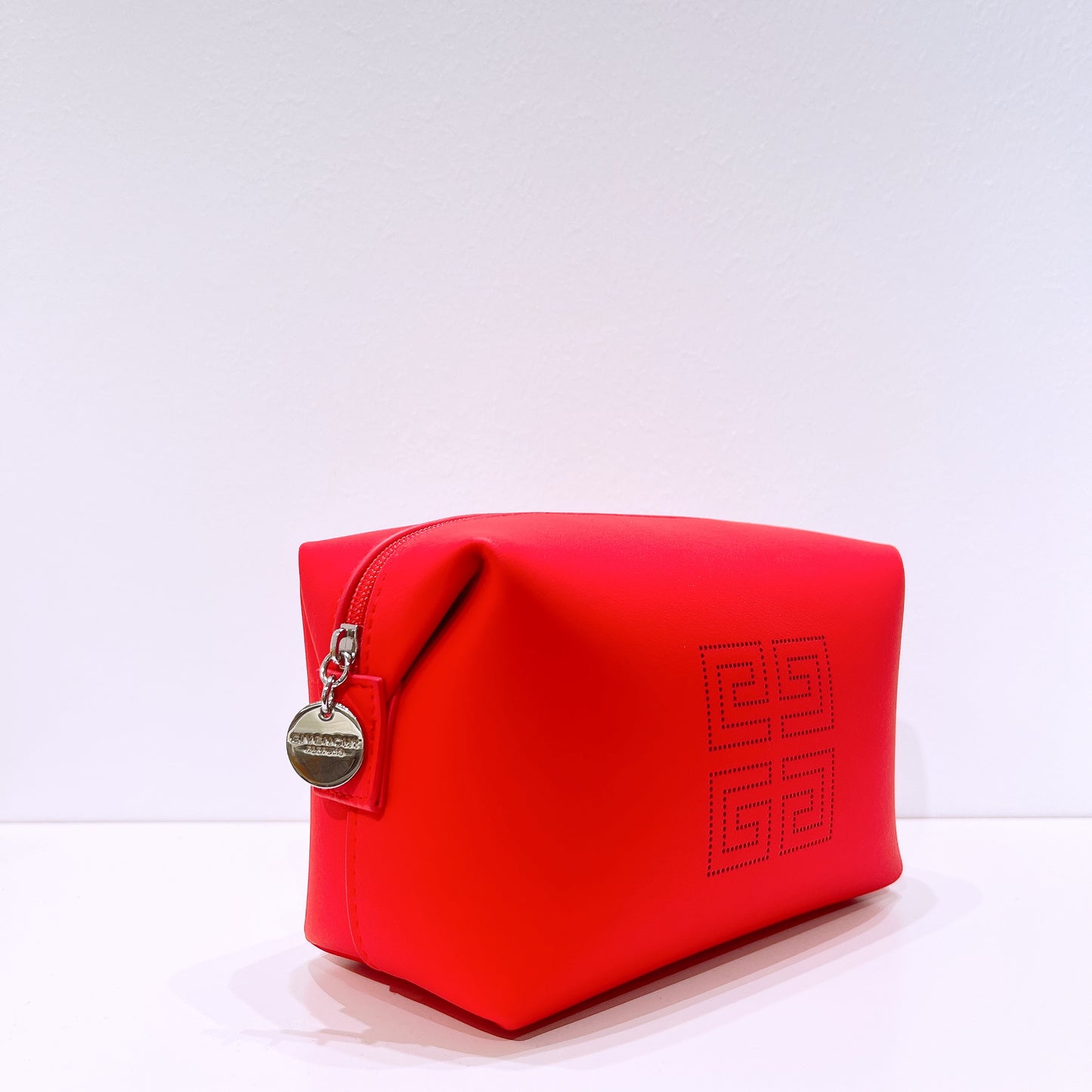 Givenchy Parfums Red PU Leather Makeup Bag