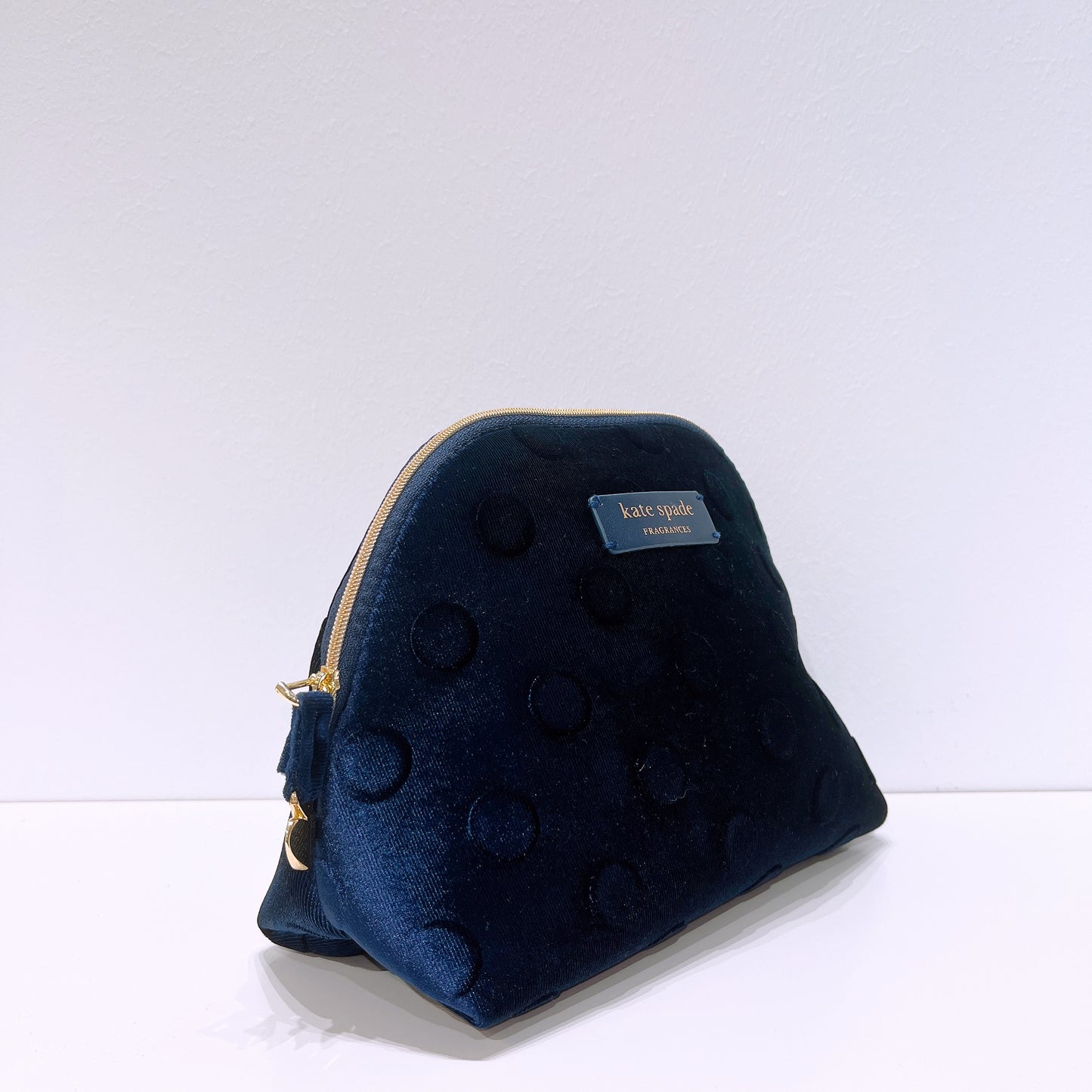Kate Spade Navy Dot Toiletry Pouch / Makeup Bag