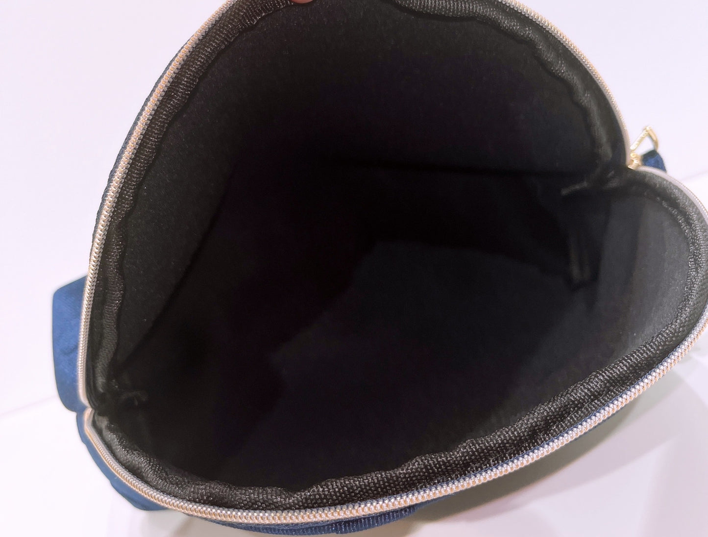 Kate Spade Navy Dot Toiletry Pouch / Makeup Bag