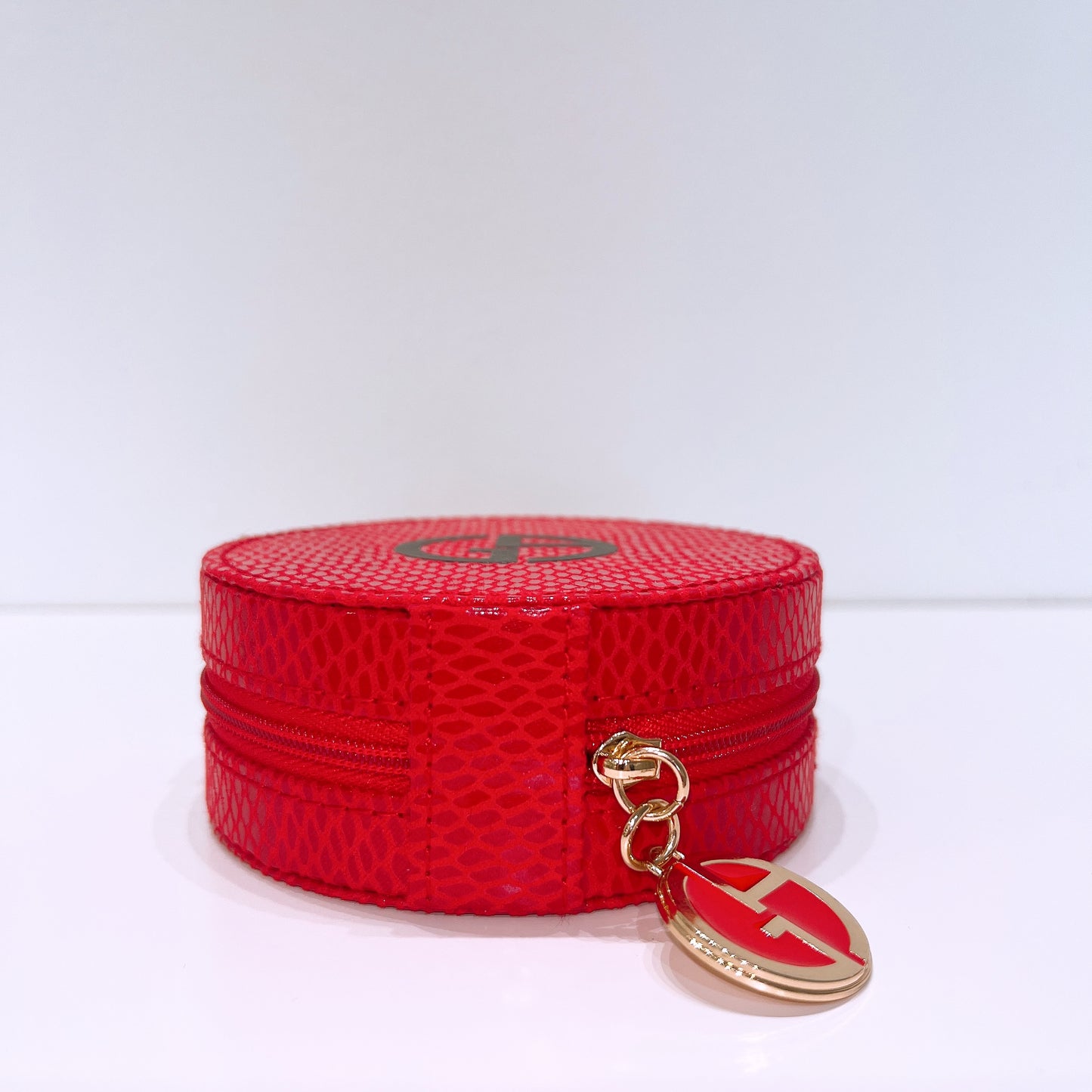 Giorgio Armani Red Cushion Case With Chain