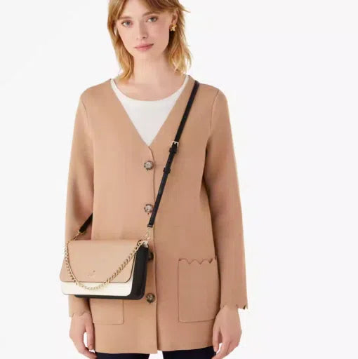 Kate Spade Madison Medium Flap Crossbody Hazelnut