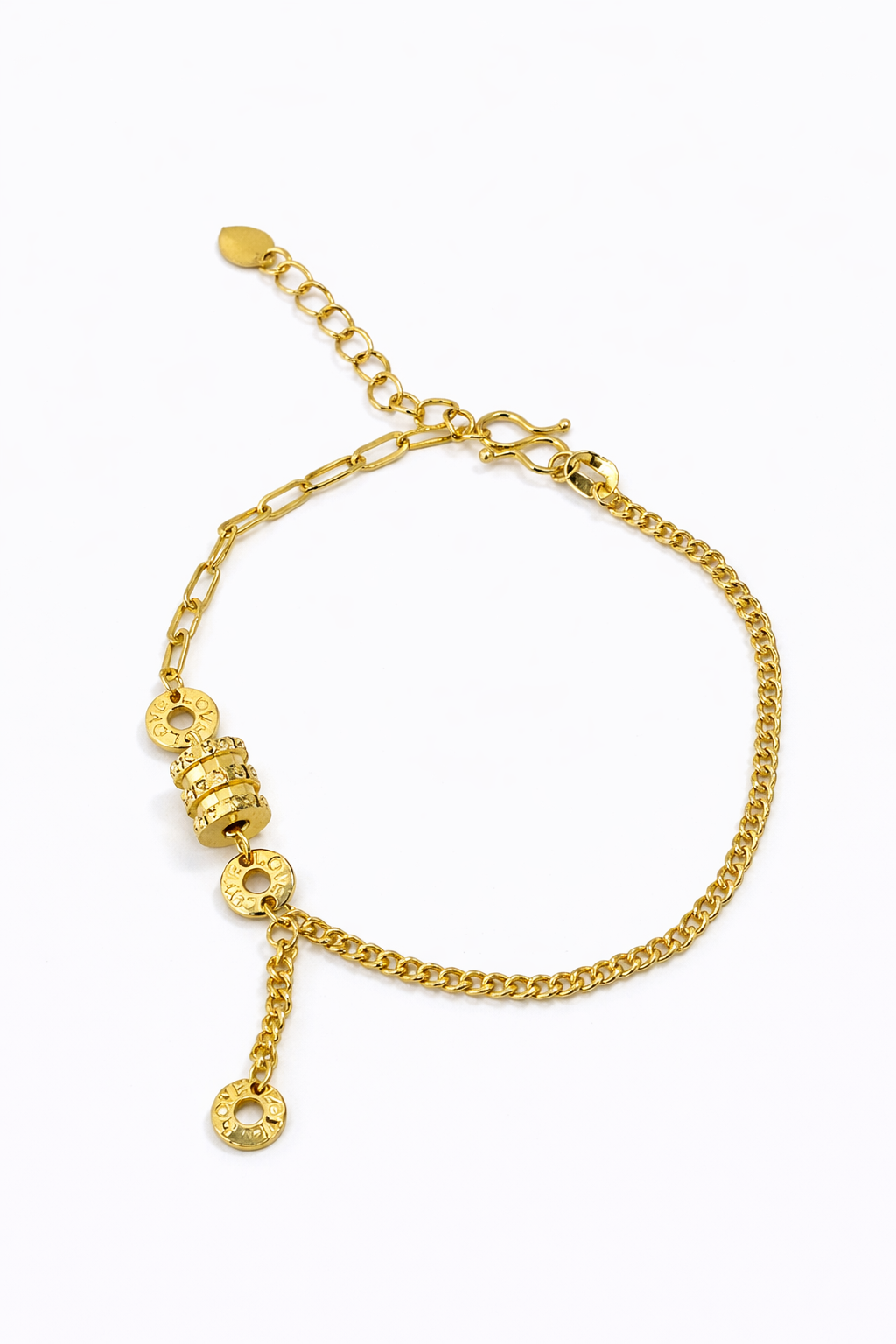 Gold fashion bracelet