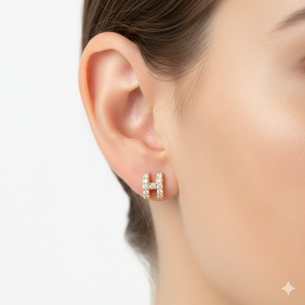 H Pop Diamond Earrings