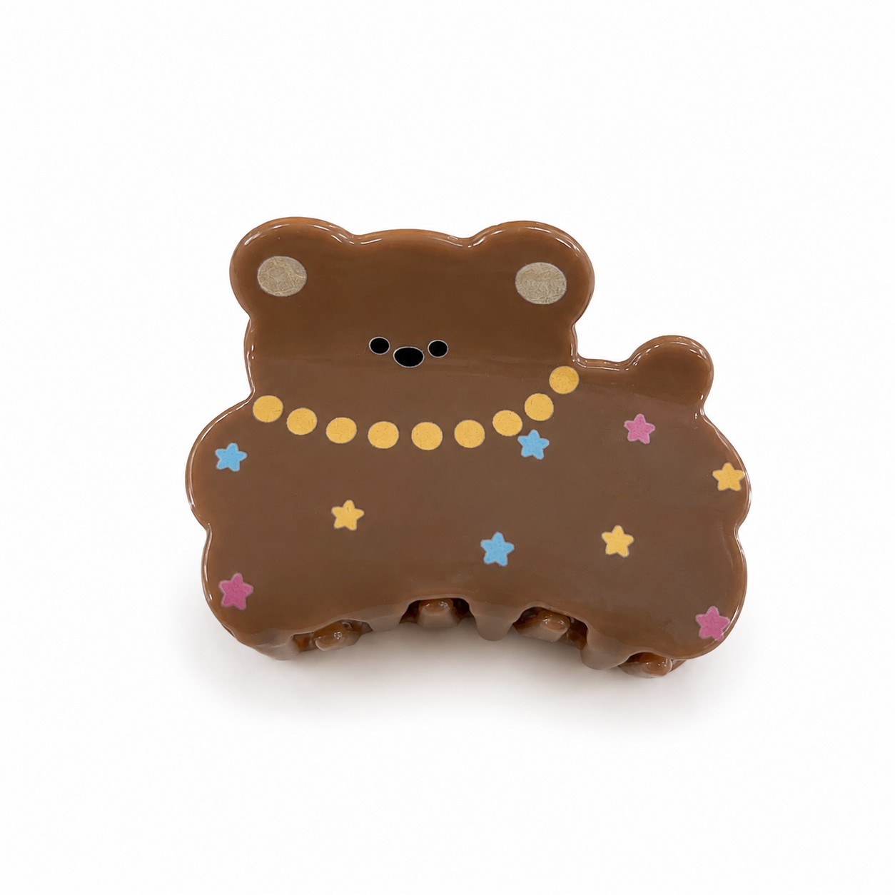 Cartoon cat and dog-shaped acetate hair claws