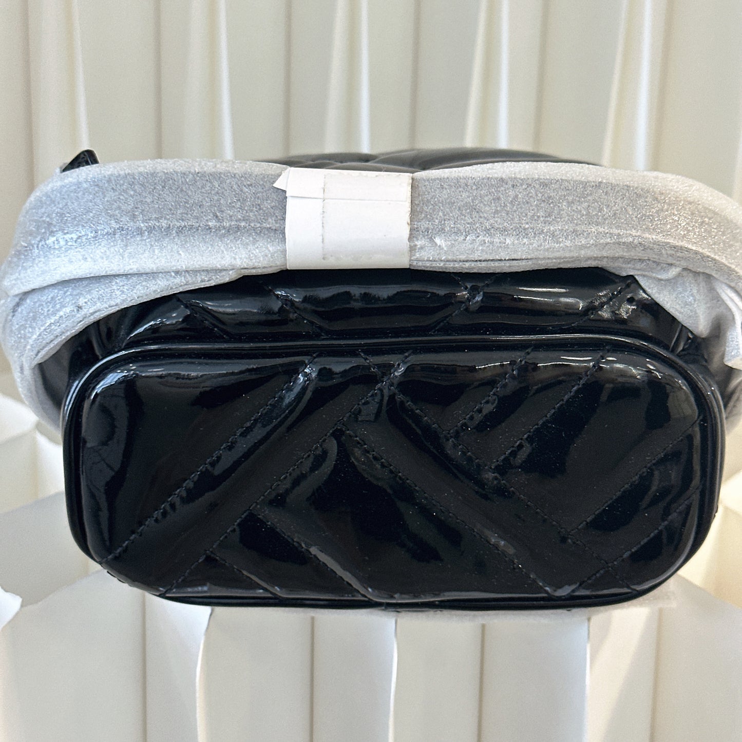 Michael Kors Mini Patent Leather Backpack Black