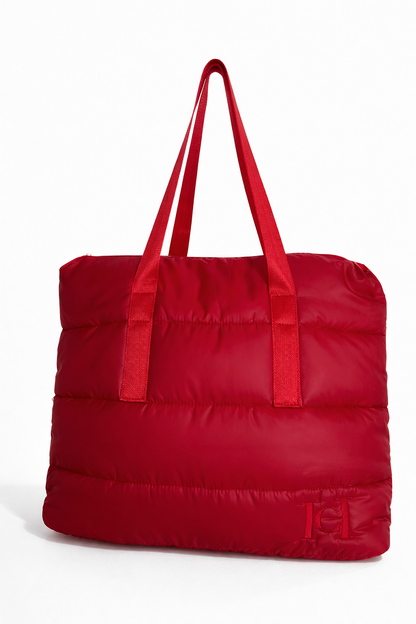 Carolina Herrera Red Puffer Bag