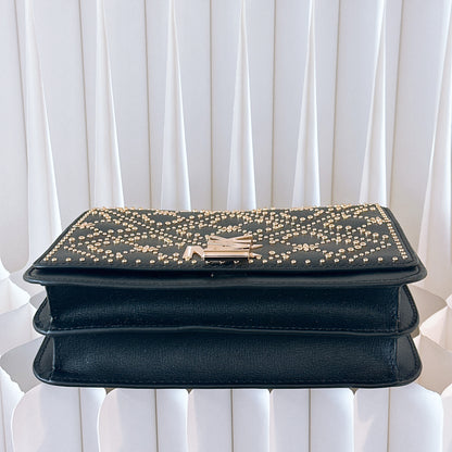 Michael Kors Istanbul Black and Gold Bag