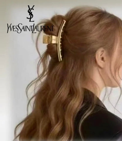 YSL Beauty Golden Metal Hair Clip