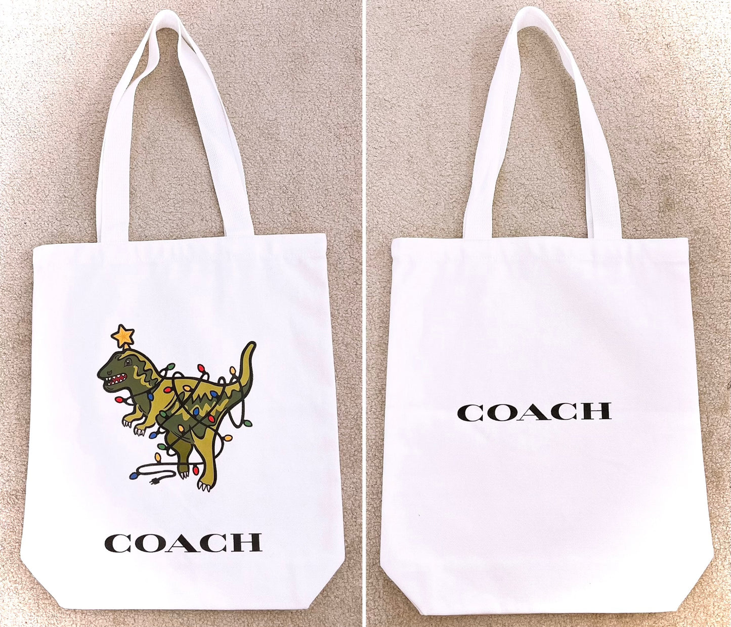 Coach Rexy Canvas Tote