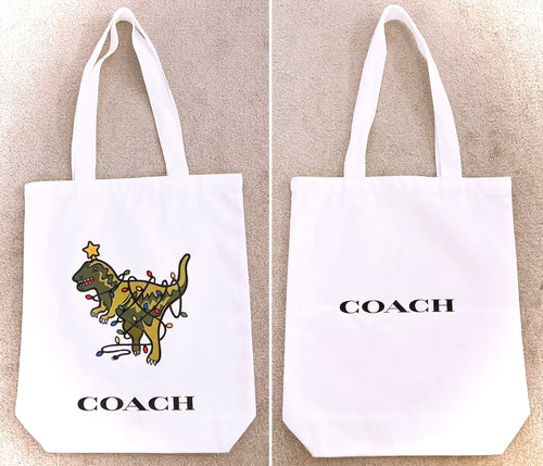 Coach Rexy Canvas Tote