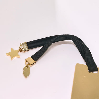 YSL Yves Saint Laurent Beaute Gold Lip Bookmark Novelty