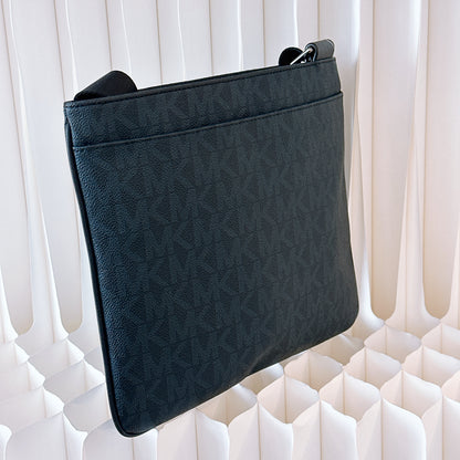 Michael Kors MK Jet Set Medium Flat Crossbody Bag NWT Blue