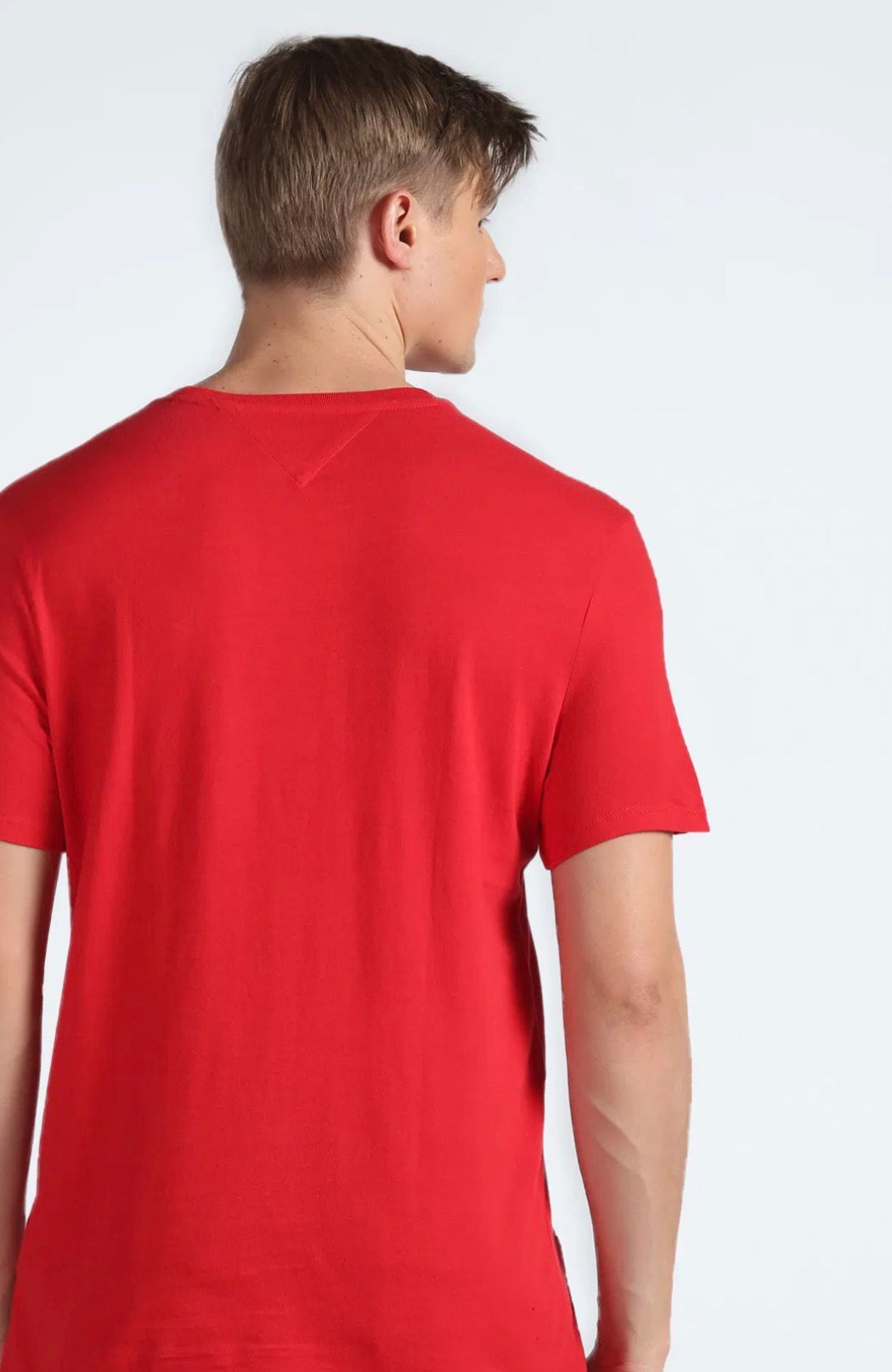 Tommy Hilfiger Cotton Short Sleeves Round Neck T-shirt Red