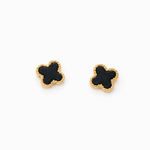 4-Clover Stud Earrings
