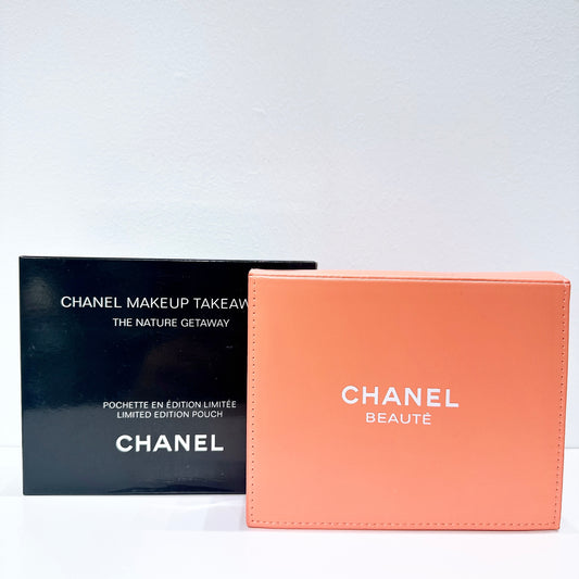 Chanel Makeup Takeaways Nature Geta way Limited Edit Pink Orange Pouch