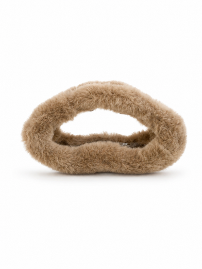 Faux Fur Plush Hair Claw Clip