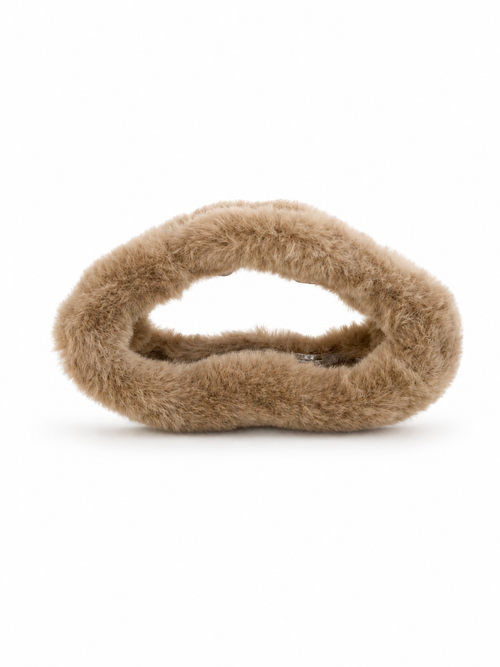 Faux Fur Plush Hair Claw Clip