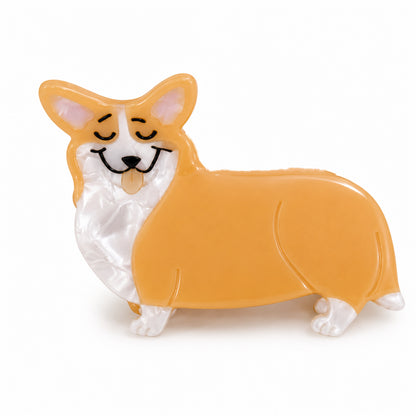 Cartoon cat and dog-shaped acetate hair claws