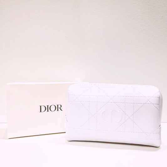 Dior Limited Edition White Makeup Bag