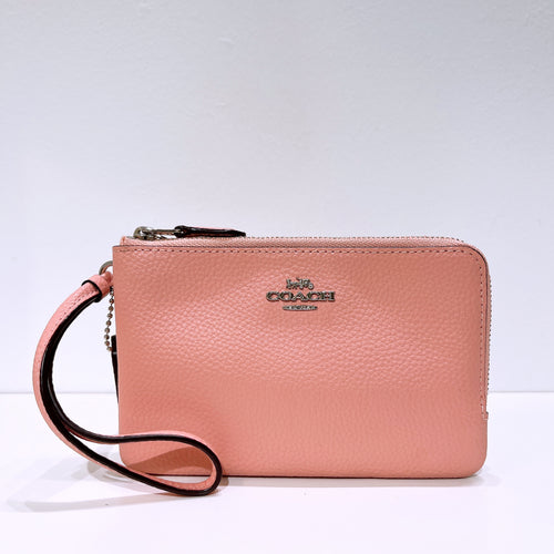 Coach Double Corner Zip Wristlet Wallet