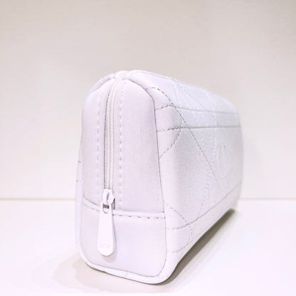 Dior Limited Edition White Makeup Bag