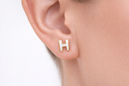 Mini Pop H Earring