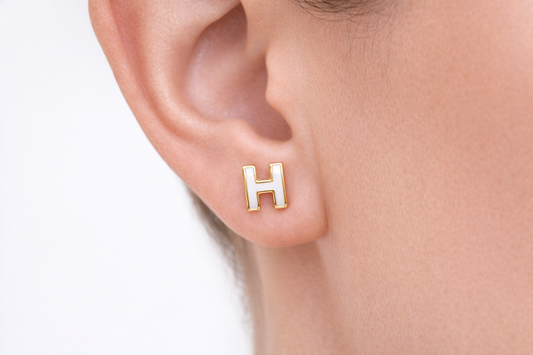 Mini Pop H Earring