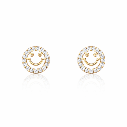 Smiley Face Stud Earrings