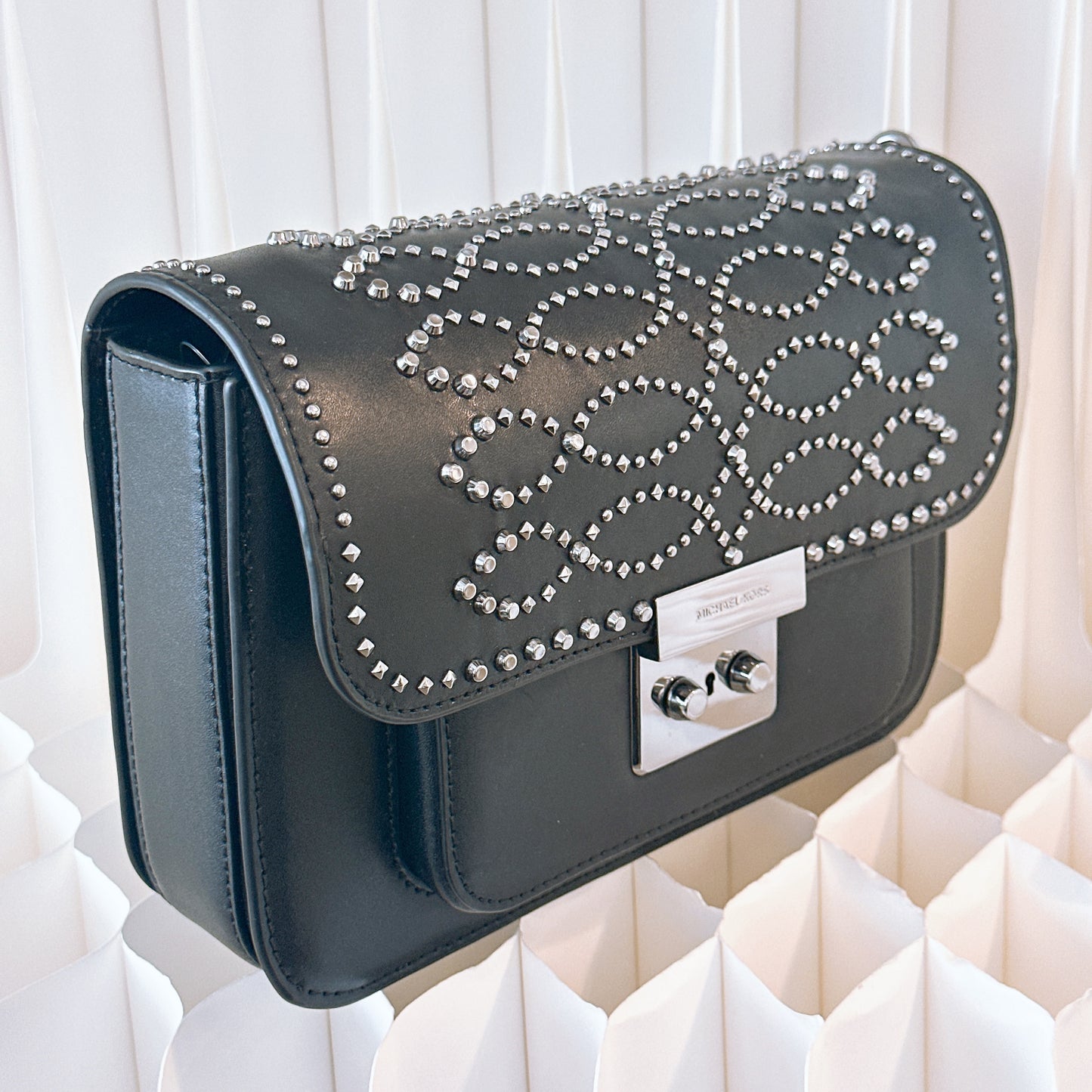 MICHAEL MICHAEL KORS
Sloan Editor Studded Leather Shoulder Bag