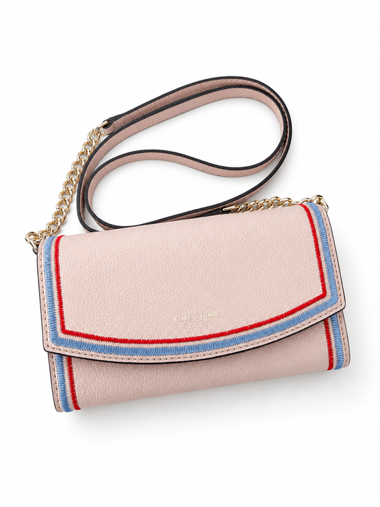 Kate Spade Eva Embroidered Wallet on a Chain