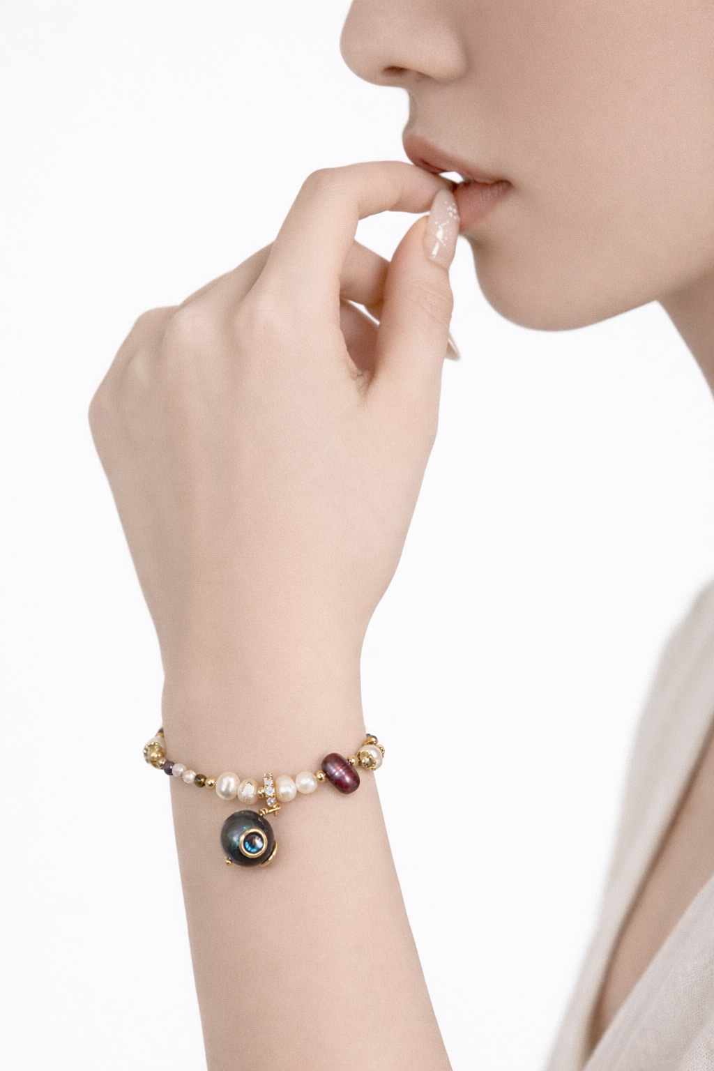 Colourful beaded bracelets