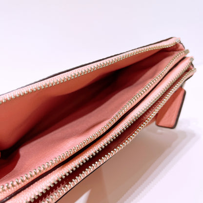 Coach Double Corner Zip Wristlet Wallet