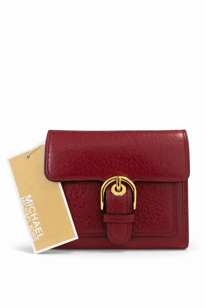 Michael Kors Cooper Cherry Md Carryall Leather Wallet