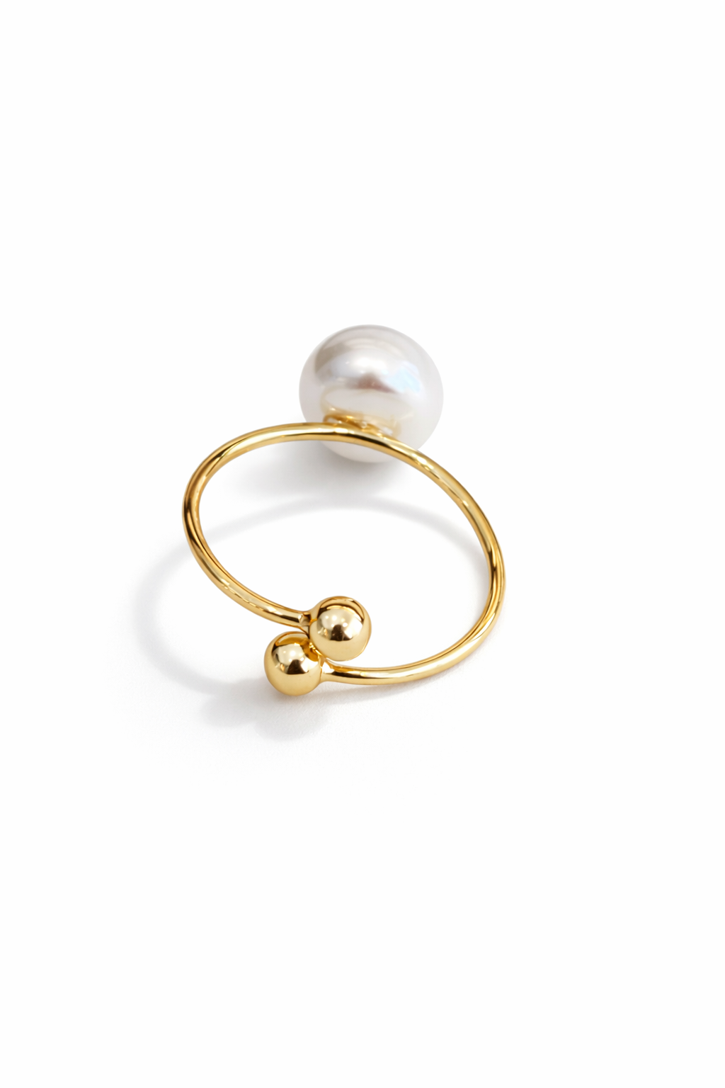 Open-type gold ring