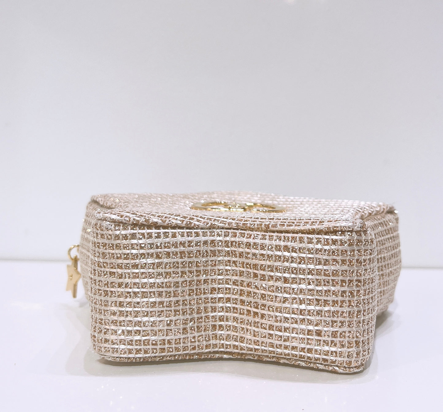 Dior Pouch Star Gold Beige Novelty Holiday Exclusive 2025 New With Box