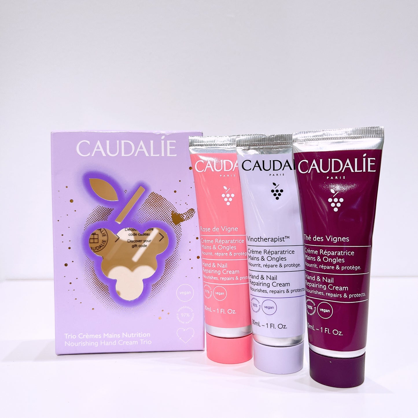Caudalie Nourishing Hand Cream Trio (30ml x3)