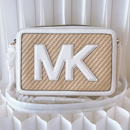 Michael Kors  Straw Python Capsule Large EW Crossbody
