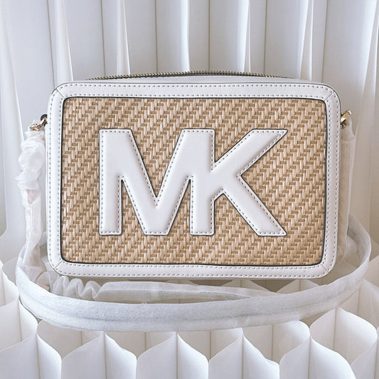 Michael Kors  Straw Python Capsule Large EW Crossbody