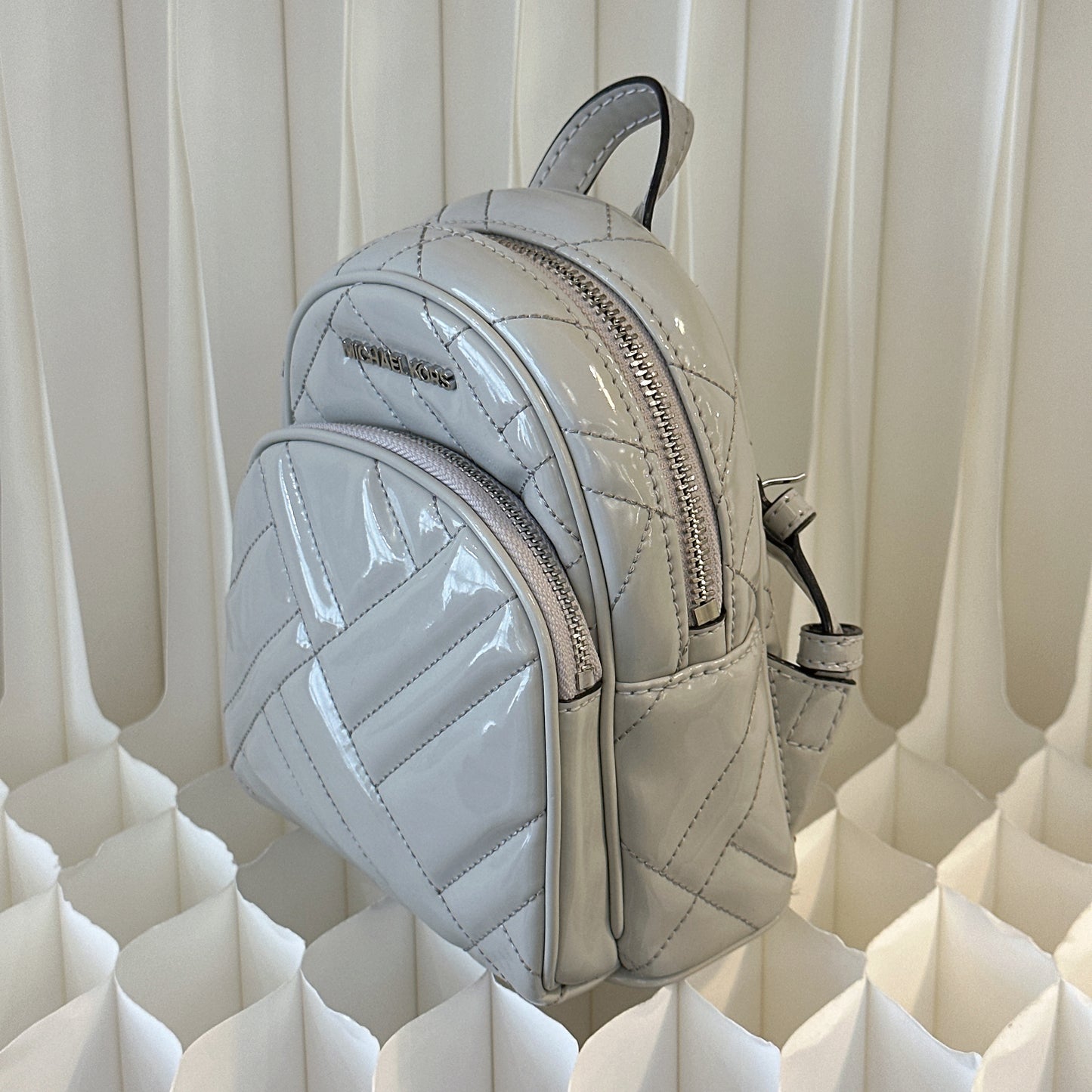 Michael Kors Mini Patent Leather Backpack