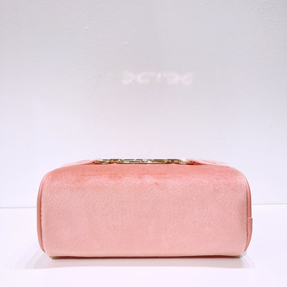 Tom Ford Dusty Pink Cosmetic Bag Velvet With Strap