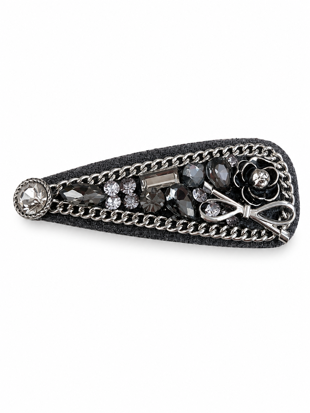 Hair clip with light luxury retro texture