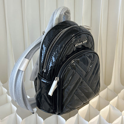 Michael Kors Mini Patent Leather Backpack Black