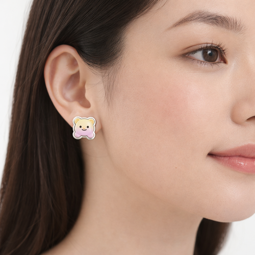 Cute teddy bear modelling Earrings