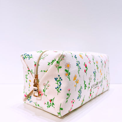 Coach Fragrance Floral Cosmetics Bag