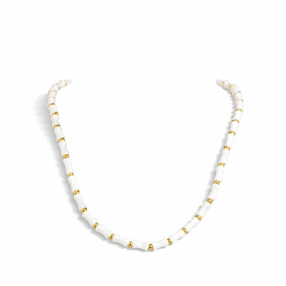 Beaded layered necklace