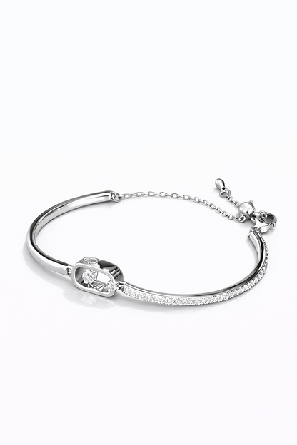 Geometric zircon Bracelet