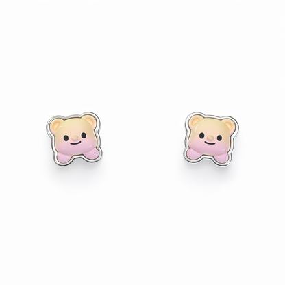 Cute teddy bear modelling Earrings