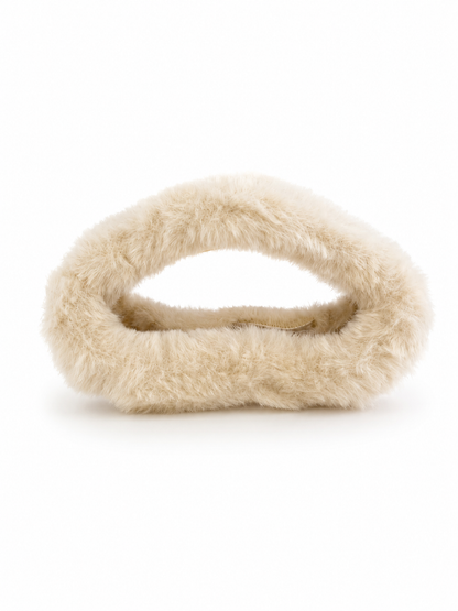 Faux Fur Plush Hair Claw Clip