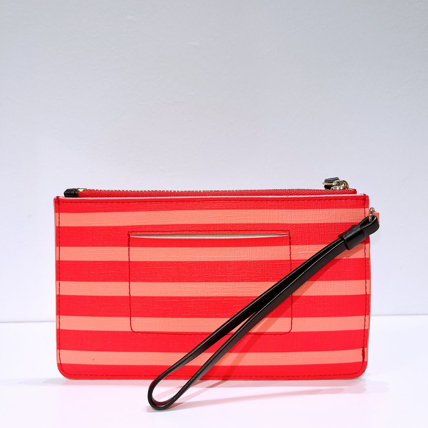 Kate Spade Pink Striped Slim Wristlet